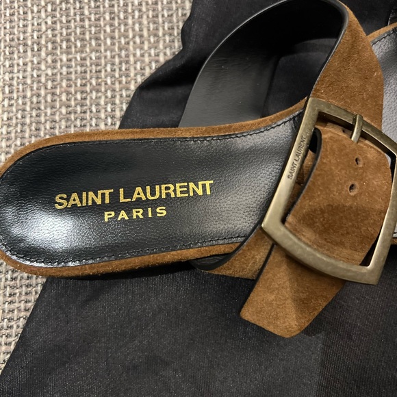 Saint Laurent suede mule - Size 37.5 - Picture 3 of 5